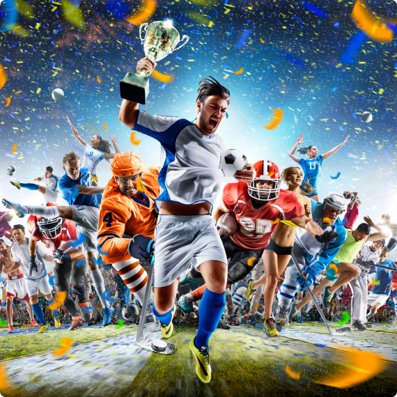 Sports championship celebration
